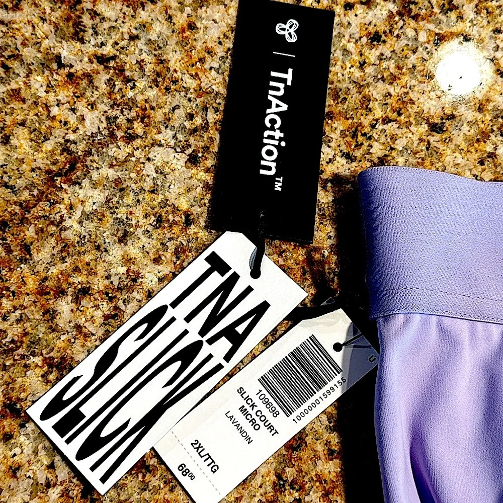 ARITZIA SLICK COURT MICRO Tennis skort. Soft lavender color. Size 2XL - Picture 8 of 12